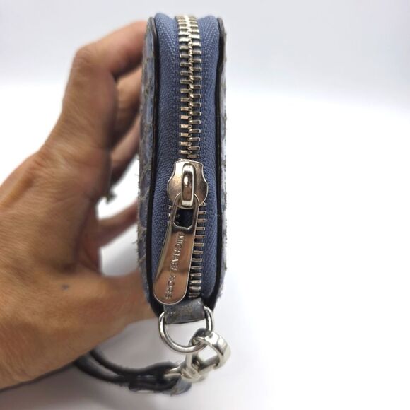Michael Kors Snakeskin Embossed Wallet Wristlet - Picture 13 of 16